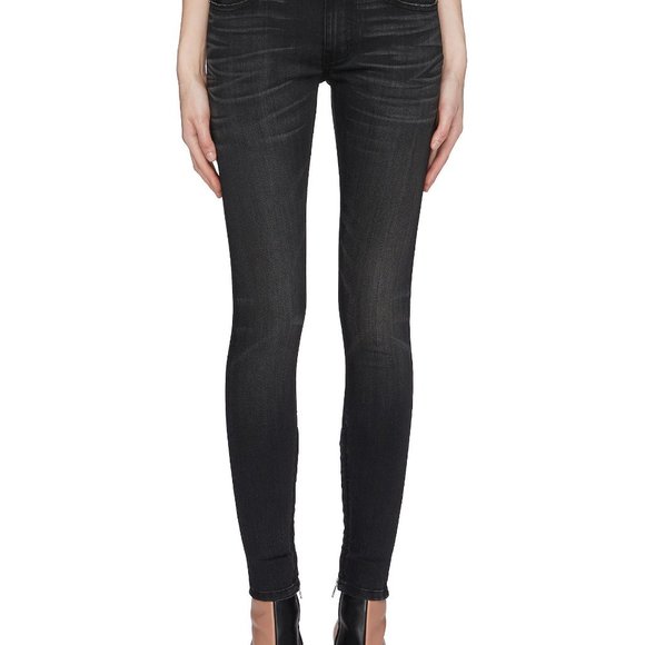 Tre by Natalie Ratabesi Edith Zip Ankle Skinny Jean - Picture 1 of 8